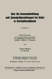 Cover von Über die Kronenabwölbung und Zuwachsschwankungen der Kiefer in Nordostdeutschland
