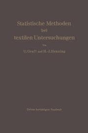 Cover von Statistische Methoden bei textilen Untersuchungen