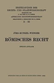 Cover von Römisches Privatrecht