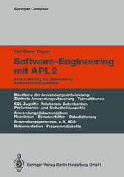 Cover von Software-Engineering mit APL2