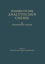 Cover von Elemente der Vierten Hauptgruppe