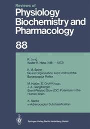 Cover von Reviews of Physiology, Biochemistry and Pharmacology
