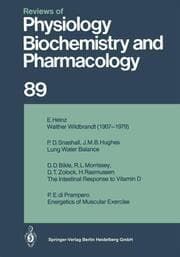 Cover von Ergebnisse der Physiologie, biologischen Chemie und experimentellen Pharmakologie
