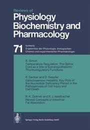 Cover von Reviews of Physiology Biochemistry and Pharmacology