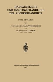 Cover von Hausärztliche und Insulin-Behandlung der Zuckerkrankheit