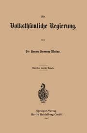 Cover von Die Volksthümliche Regierung