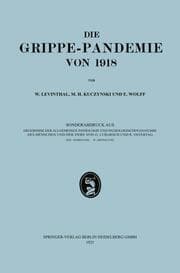 Cover von Epidemiologie, Ätiologie, Pathomorphologie und Pathogenese der Grippe