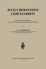 Cover von Julius Bernsteins Lebensarbeit