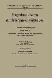 Cover von Magenkrankheiten durch Kriegseinwirkungen