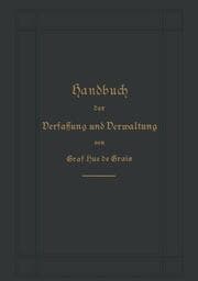 Cover von Handbuch der Verfassung und Verwaltung in Preußen und dem Deutschen Reiche