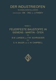 Cover von Feuerfeste Baustoffe in Siemens-Martin-Öfen