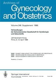 Cover von Verhandlungen der Schweizerischen Gesellschaft für Gynäkologie und Geburtshilfe