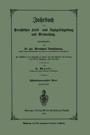 Cover von Jahrbuch der Preutzischen Forst- und Jagdgesetzgebung und Verwaltung