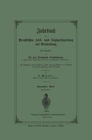 Cover von Jahrbuch der Preußischen Forst- und Jagdgesetzgebung und Verwaltung