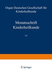 Cover von Monatsschrift Kinderheilkunde