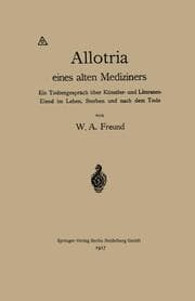 Cover von Allotria eines alten Mediziners