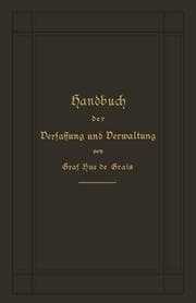 Cover von Handbuch der Verfassung und Verwaltung in Preußen und dem Deutschen Reich