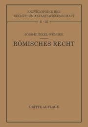 Cover von Römisches Privatrecht