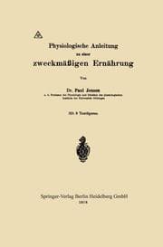 Cover von Physiologische Anleitung zu einer zweckmäßigen Ernährung