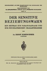 Cover von Der Sensitive Beziehungswahn