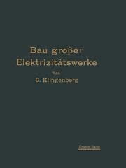 Cover von Bau großer Elektrizitätswerke
