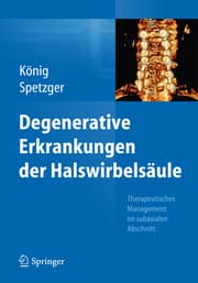 Cover von Degenerative Erkrankungen der Halswirbelsäule