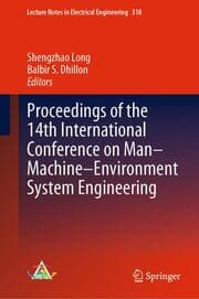 Cover von Proceedings of the 14th International Conference on Man-Machine-Environment System Engineering