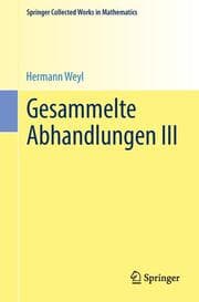 Cover von Gesammelte Abhandlungen III