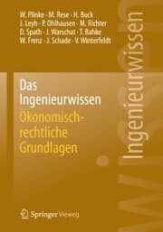 Cover von Das Ingenieurwissen: Ökonomisch-rechtliche Grundlagen