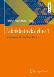 Cover von Fabrikbetriebslehre 1