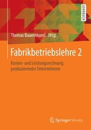 Cover von Fabrikbetriebslehre 2