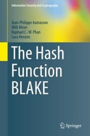 Cover von The Hash Function BLAKE