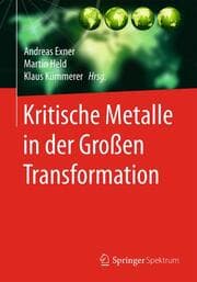Cover von Kritische Metalle in der Großen Transformation