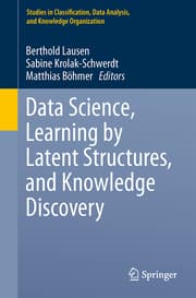 Cover von Data Science, Learning by Latent Structures, and Knowledge Discovery