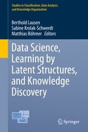 Cover von Data Science, Learning by Latent Structures, and Knowledge Discovery