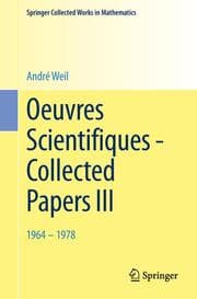 Cover von Oeuvres Scientifiques - Collected Papers III
