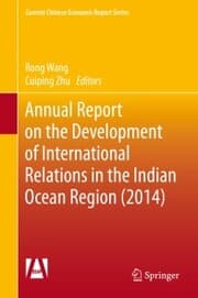 Cover von Annual Report on the Development of International Relations in the Indian Ocean Region (2014)