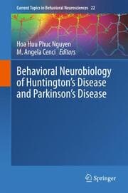 Cover von Behavioral Neurobiology of Huntington's Disease and Parkinson's Disease