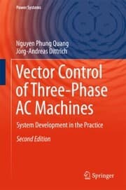 Cover von Vector Control of Three-Phase AC Machines
