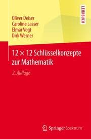 Cover von 12 x 12 Schlüsselkonzepte zur Mathematik