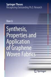 Cover von Synthesis, Properties and Application of Graphene Woven Fabrics