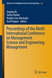 Cover von Proceedings of the Ninth International Conference on Management Science and Engineering Management
