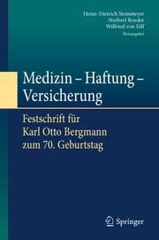 Cover von Medizin - Haftung - Versicherung