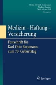 Cover von Medizin - Haftung - Versicherung