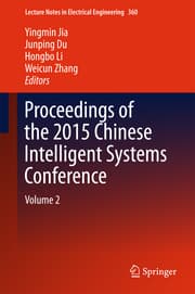 Cover von Proceedings of the 2015 Chinese Intelligent Systems Conference