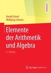 Cover von Elemente der Arithmetik und Algebra