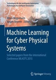 Cover von Machine Learning for Cyber Physical Systems