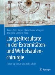 Cover von Langzeitresultate in der Extremitäten- und Wirbelsäulenchirurgie