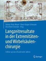 Cover von Langzeitresultate in der Extremitäten- und Wirbelsäulenchirurgie