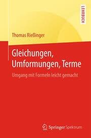 Cover von Gleichungen, Umformungen, Terme